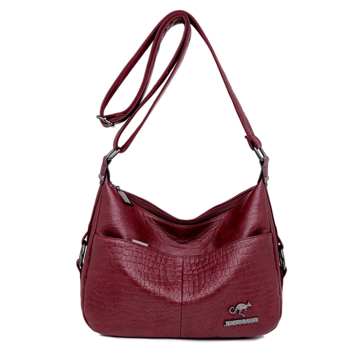 Bolsa De Couro Legítimo Feminina Crossbody - Virtua