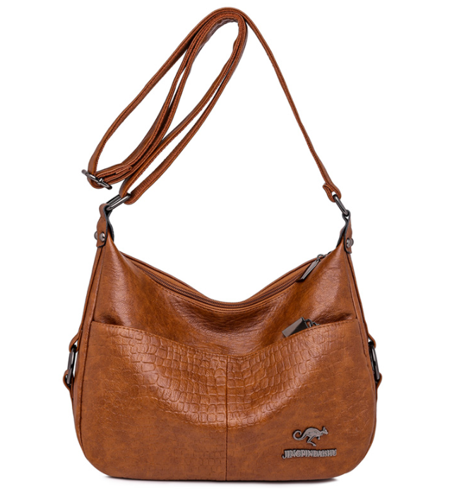 Bolsa De Couro Legítimo Feminina Crossbody - Virtua