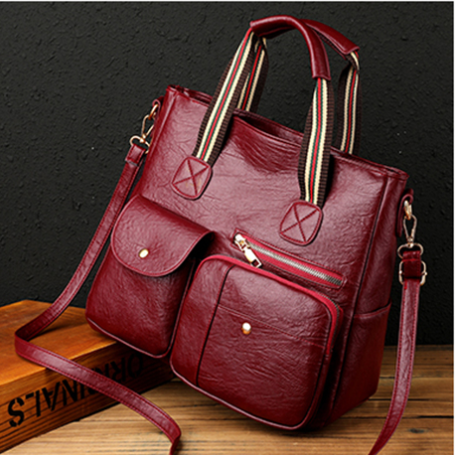 Bolsa De Couro Legítimo Espaçosa Feminina - Luxor