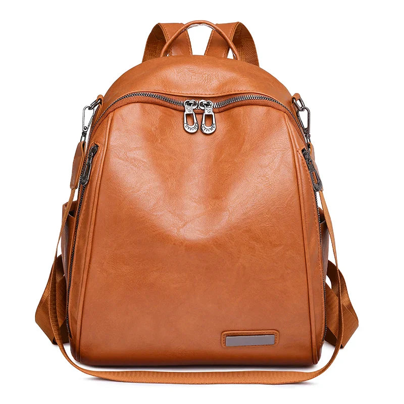 Mochila Feminina de Couro Legítimo - Jully