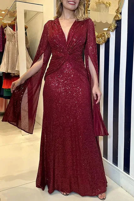 Vestido Feminino de Luxo Para Festa - Romena