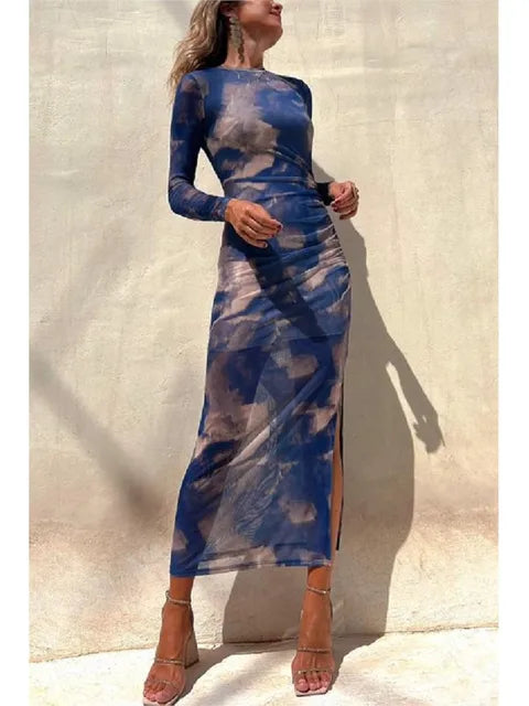 Vestido Feminino Para o Outono Longo - Lorena