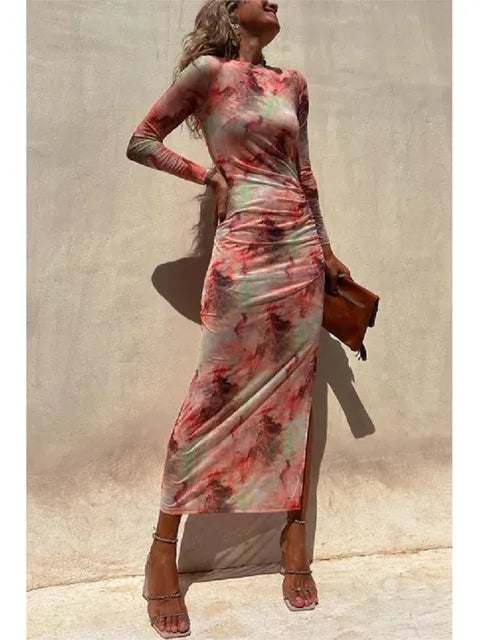Vestido Feminino Para o Outono Longo - Lorena