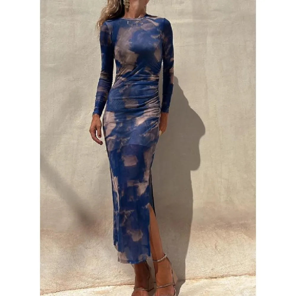 Vestido Feminino Para o Outono Longo - Lorena