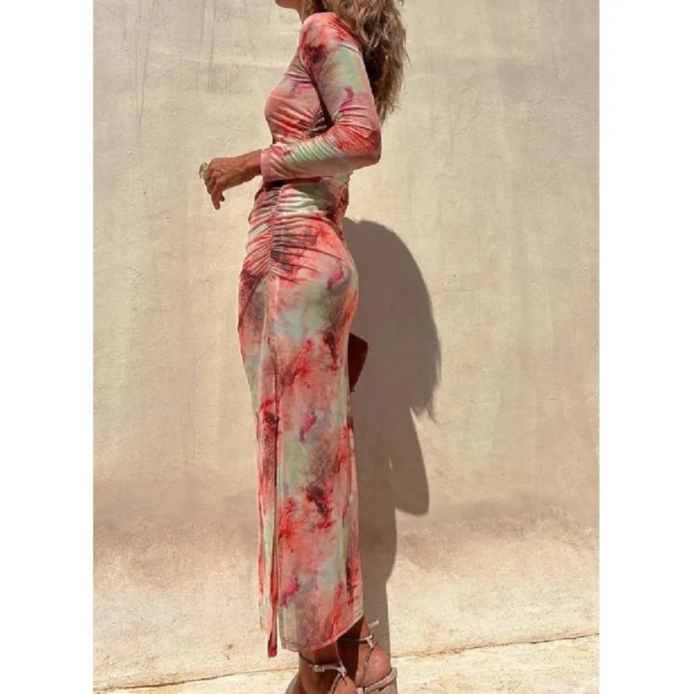 Vestido Feminino Para o Outono Longo - Lorena