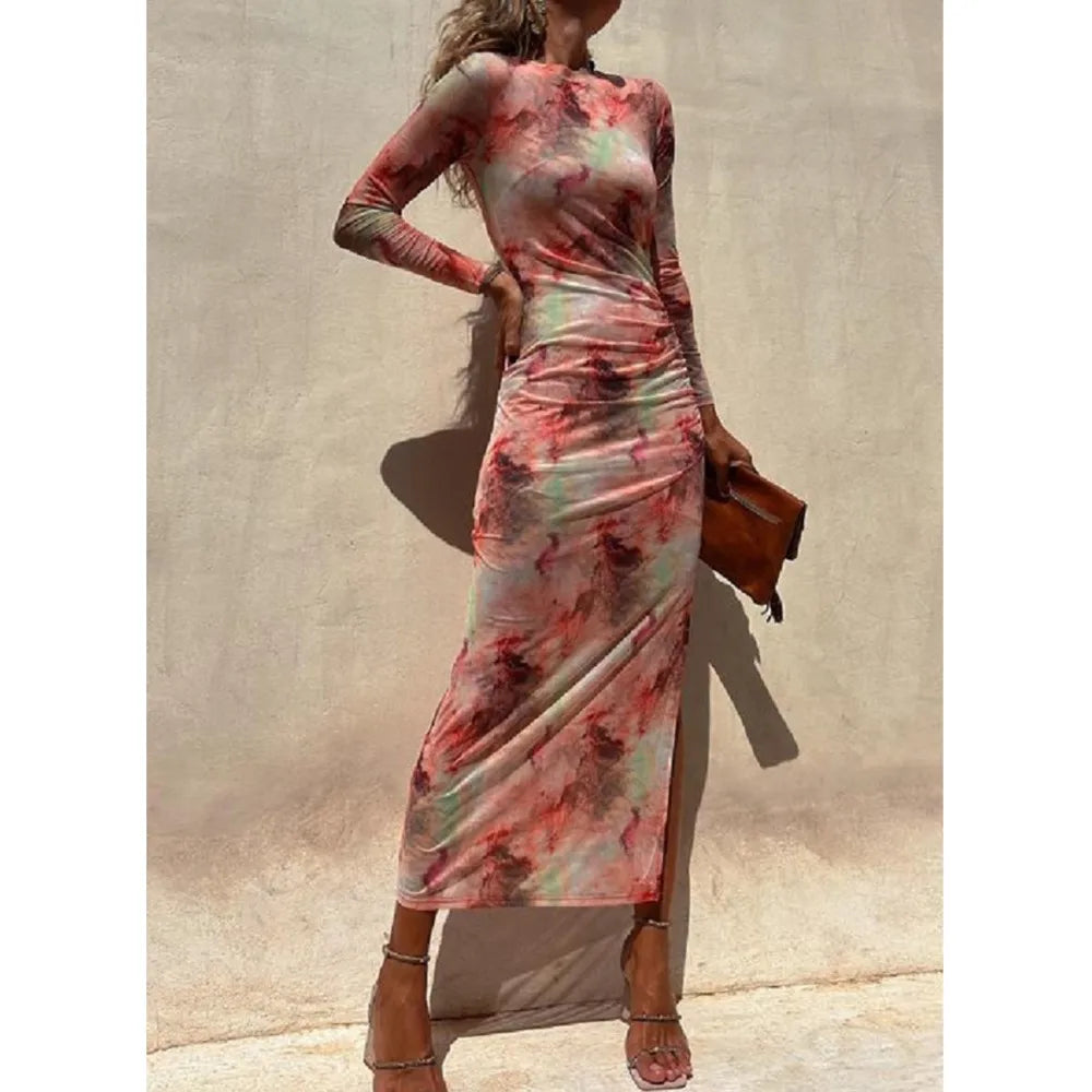 Vestido Feminino Para o Outono Longo - Lorena