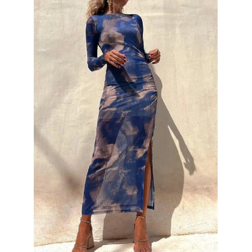 Vestido Feminino Para o Outono Longo - Lorena