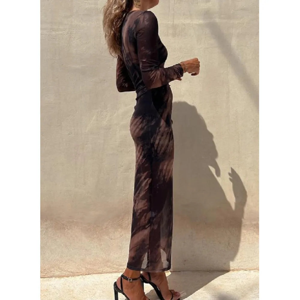 Vestido Feminino Para o Outono Longo - Lorena