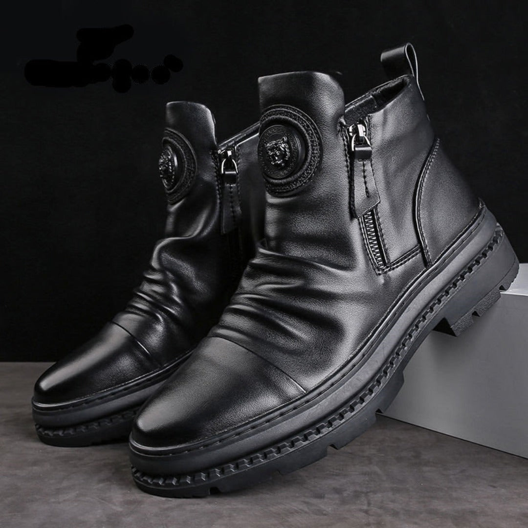 Bota Masculina de Couro Legítimo -Comfort Brutus