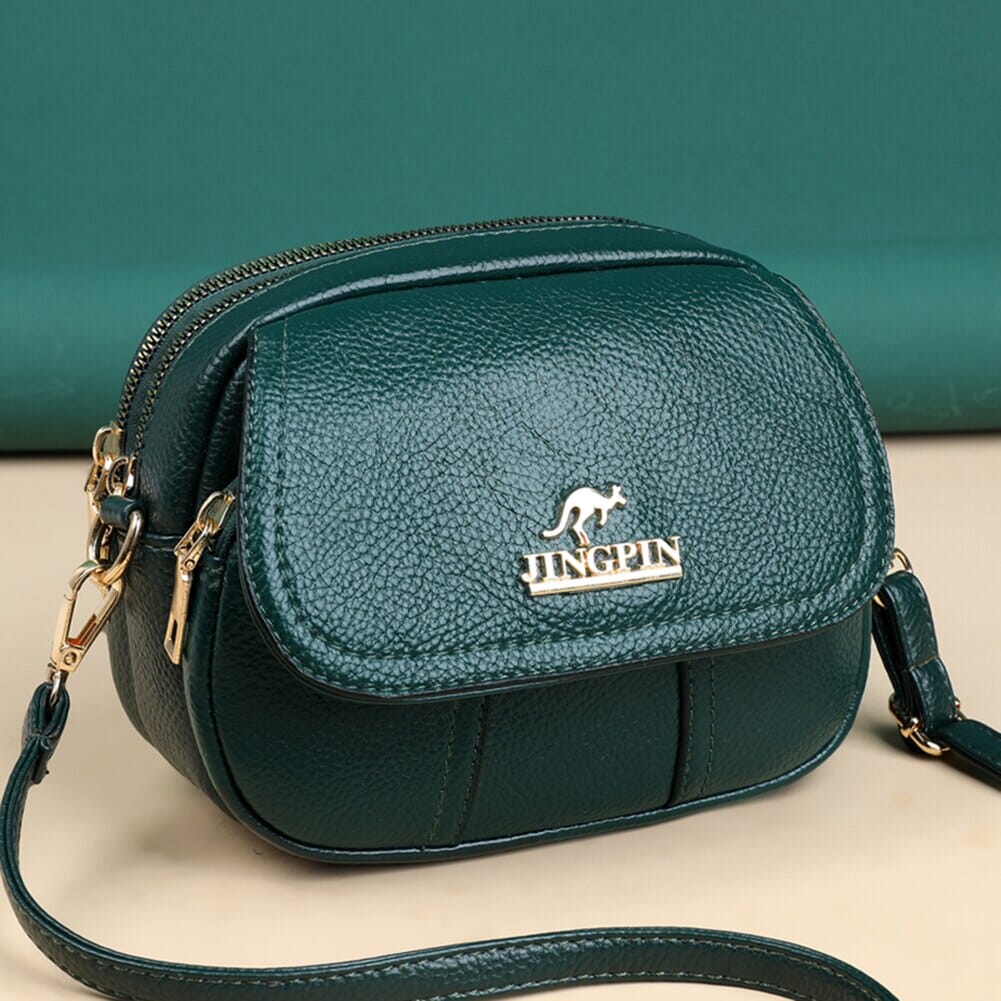 Bolsa Tranversal Feminina Pequena de Couro Legítimo Luxuosa - Mini Lovely