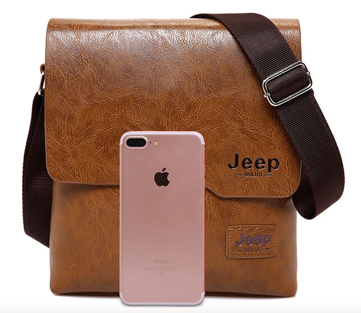 Bolsa de Lado+Carteira de Couro - Jeep Bulue