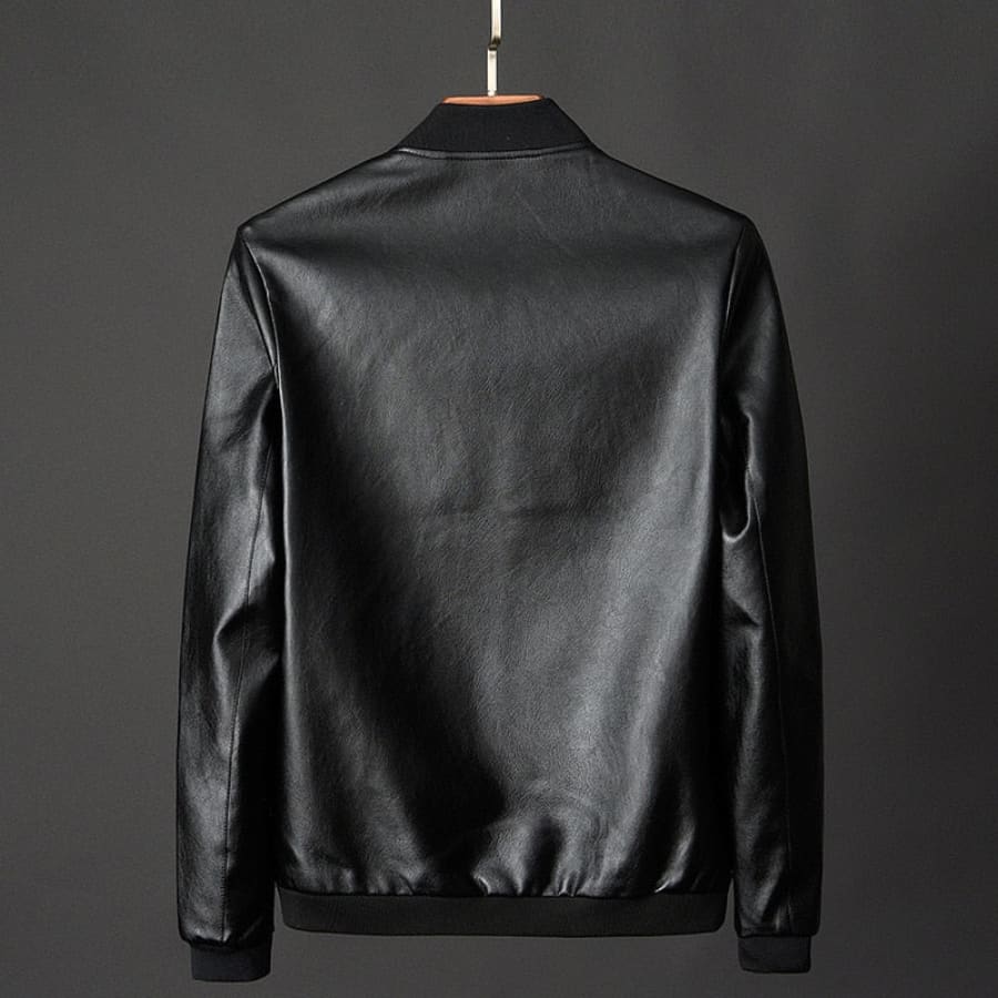 Jaqueta de Couro Masculina Casual Confortável - Leather Max