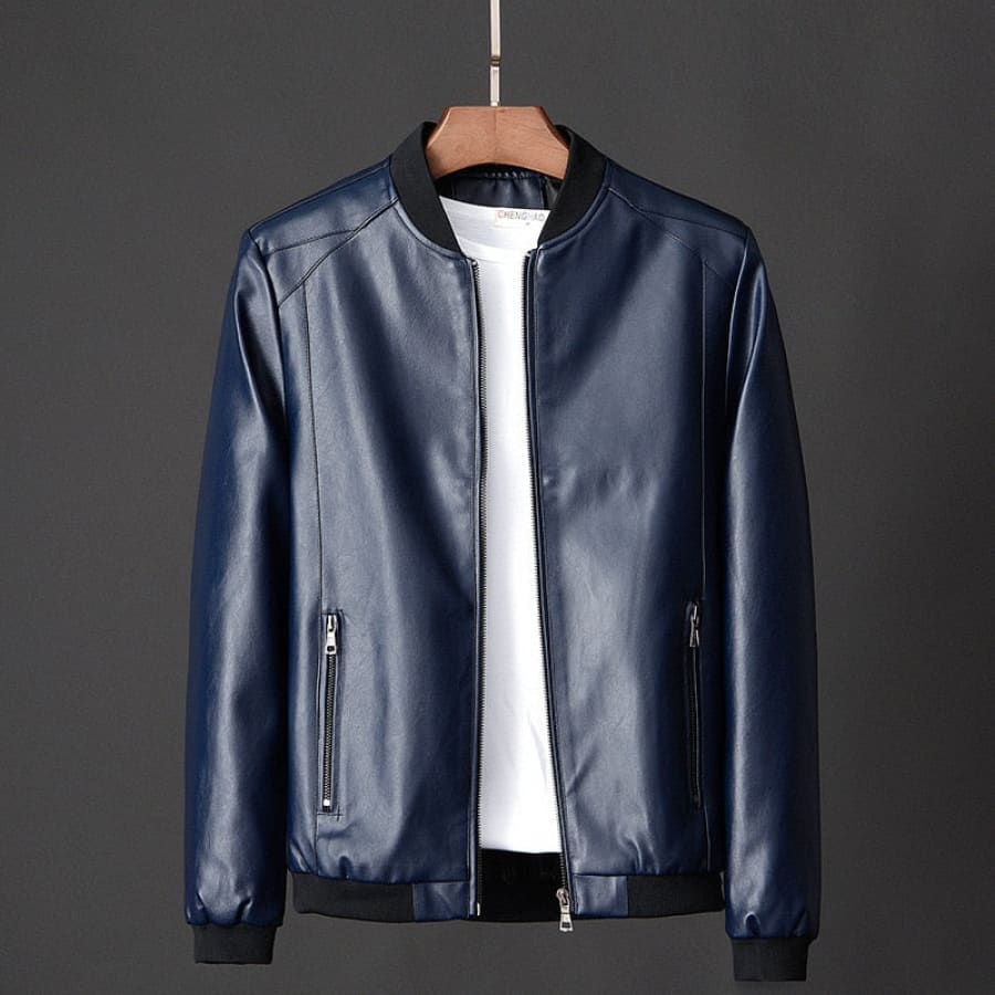Jaqueta de Couro Masculina Casual Confortável - Leather Max