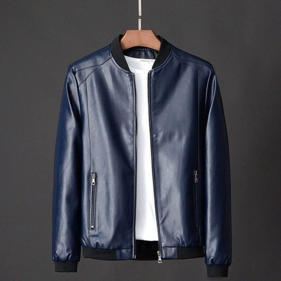Jaqueta de Couro Masculina Casual Confortável - Leather Max