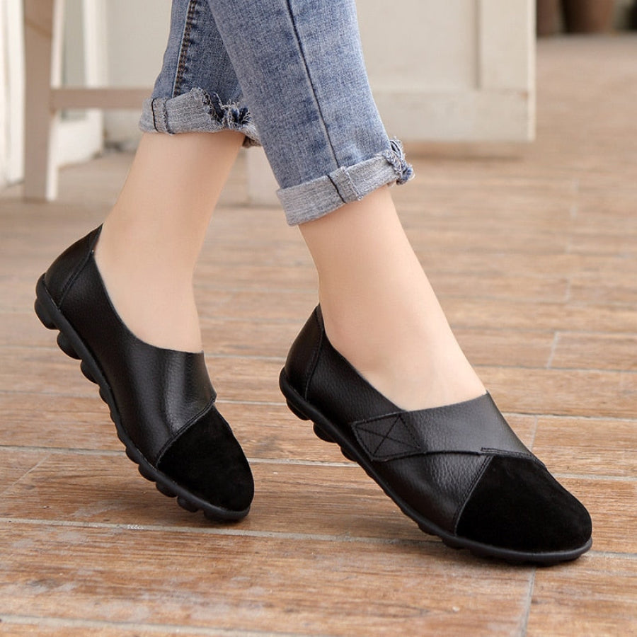 Mocassim Feminino Confortável de Couro Legítimo - Ultra Flex