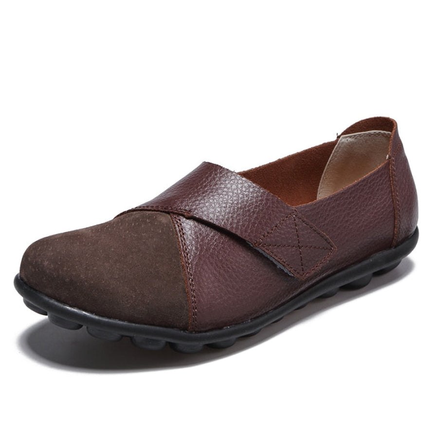 Mocassim Feminino Confortável de Couro Legítimo - Ultra Flex