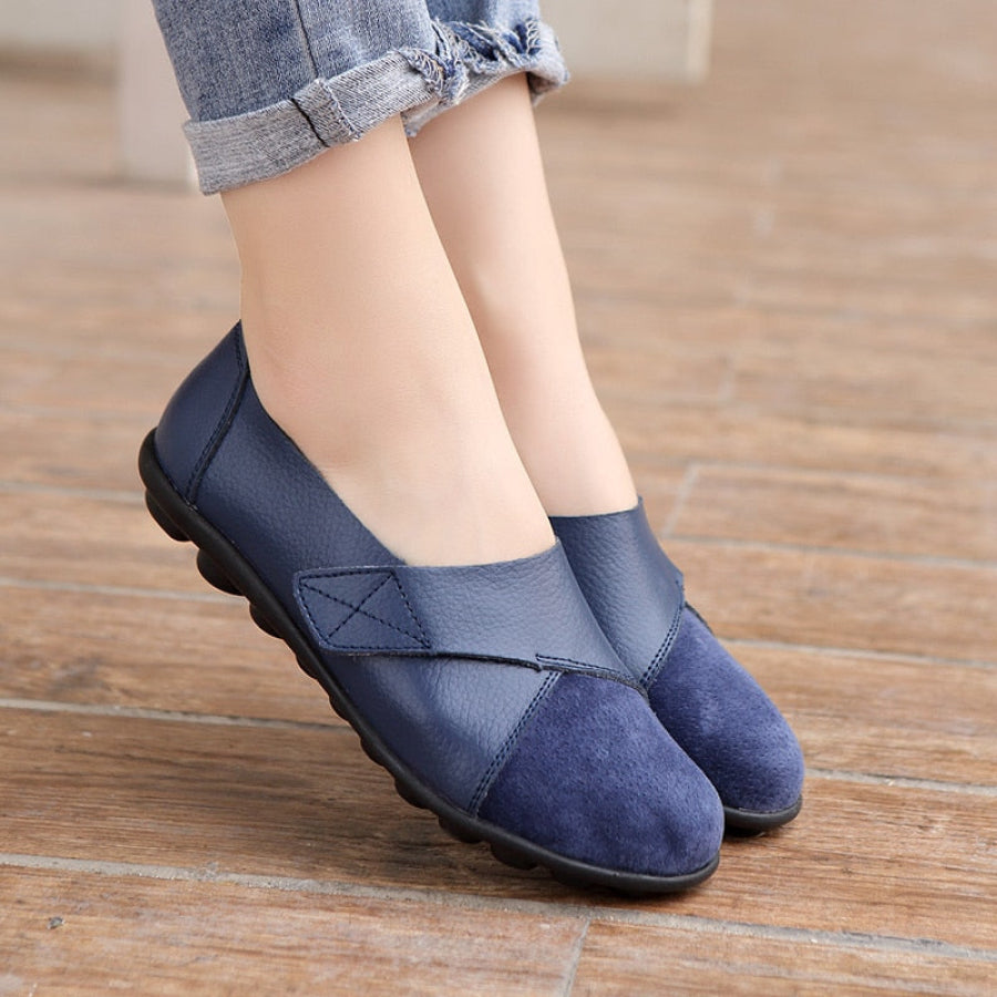 Mocassim Feminino Confortável de Couro Legítimo - Ultra Flex