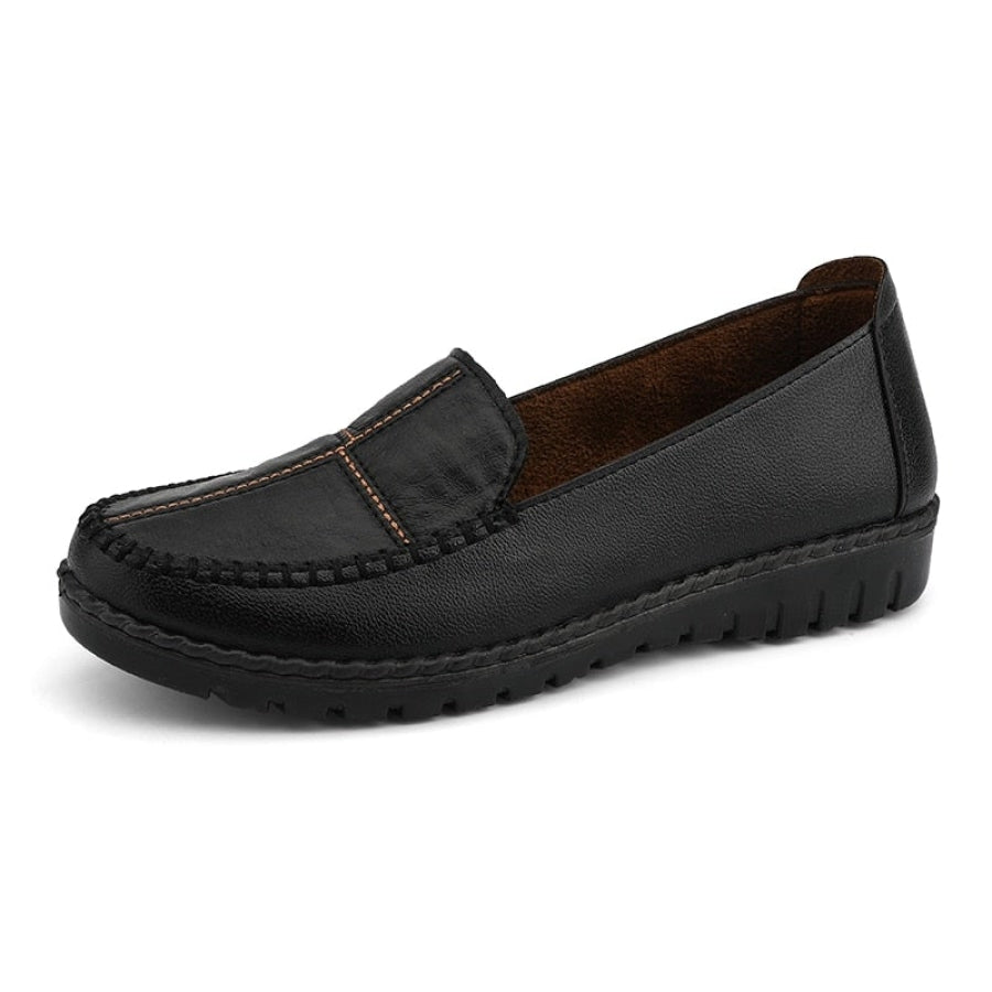 Mocassim Feminino Tratorado de Couro Legítimo - Cristine