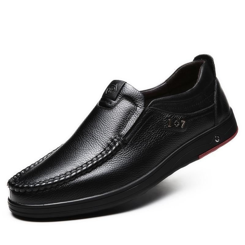 Sapato de Couro Legítimo Masculino Antiderrapante - Elite Sole X