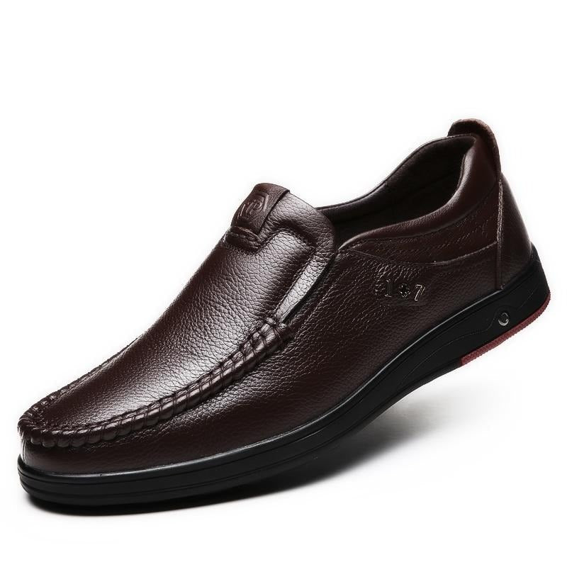 Sapato de Couro Legítimo Masculino Antiderrapante - Elite Sole X