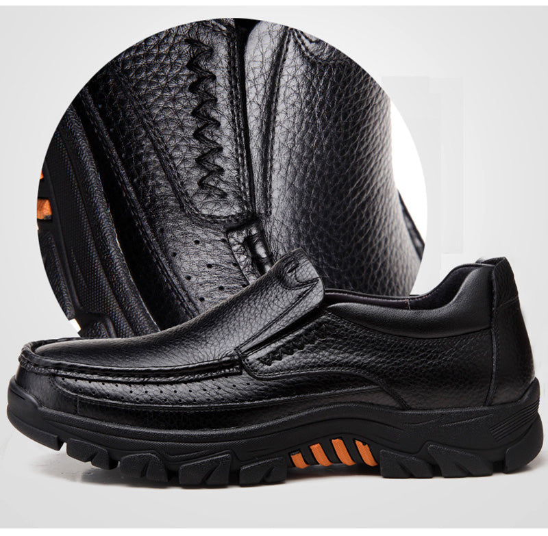 Sapato Masculino Casual Slip On de Couro Legítimo - Active Comfort
