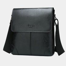 Bolsa JEEP Masculina Transversal de Couro Legítimo - Crossbody Bag