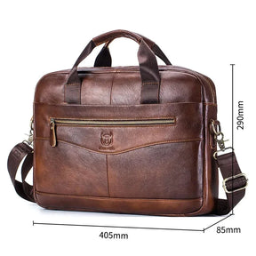 Bolsa Masculina De Couro Legítimo - Drax