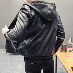 Jaqueta Masculina de Inverno em Couro Legítimo - Bravura