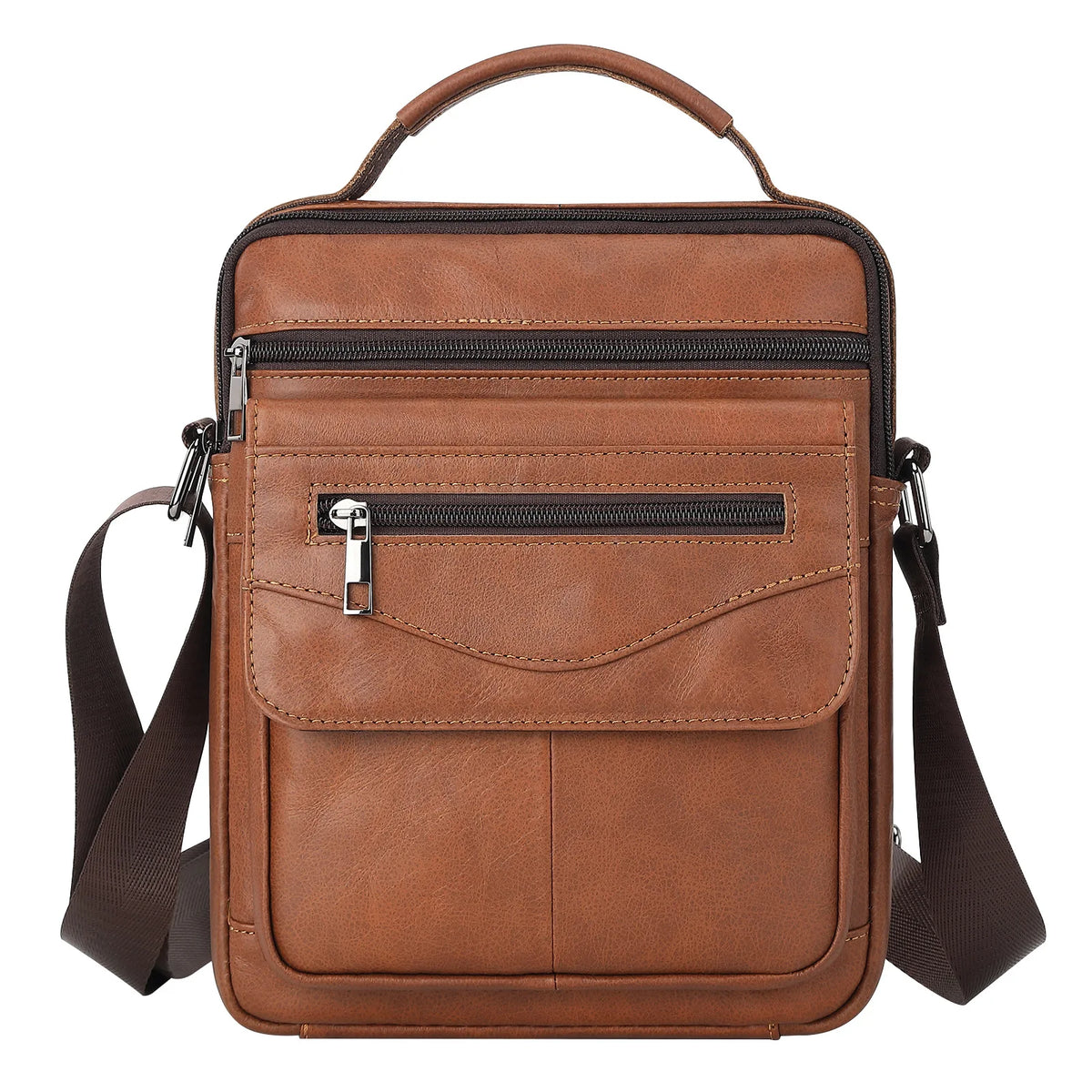 Bolsa Masculina De Couro Legítimo -  Master