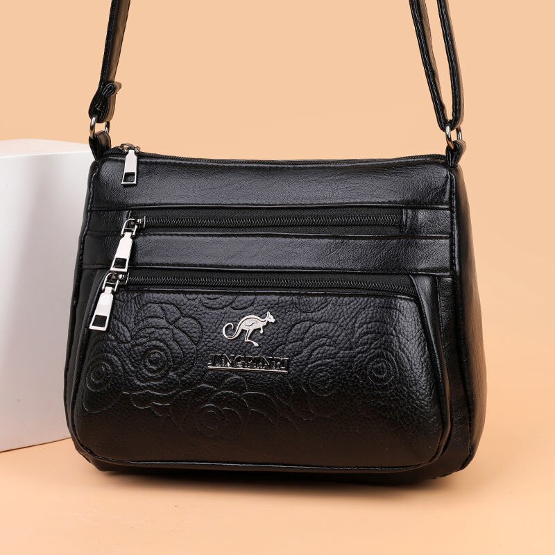 Bolsa Feminina de Couro Legítimo -Simple Exuberant