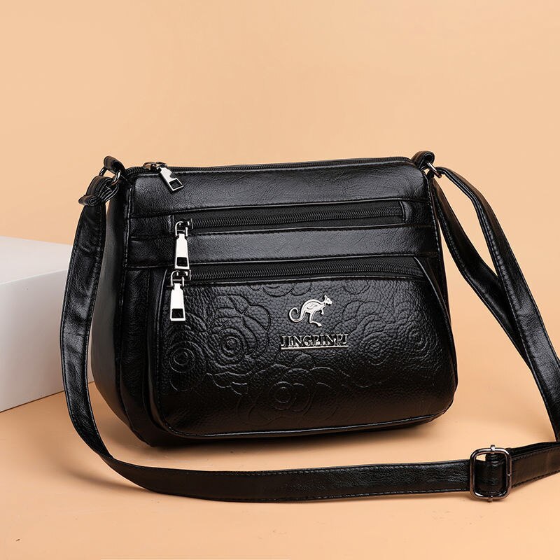 Bolsa Feminina de Couro Legítimo -Simple Exuberant