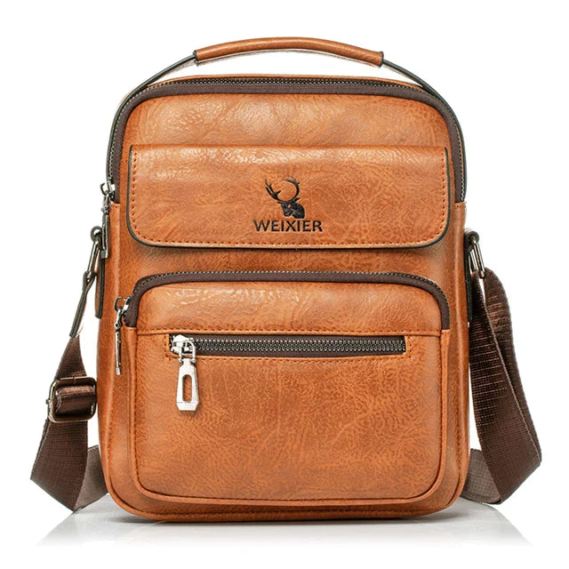 Bolsa Masculina De Couro Legítimo - Kalvin