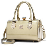 Bolsa De Couro Legítimo Feminina Retrô - Eterna Clássico