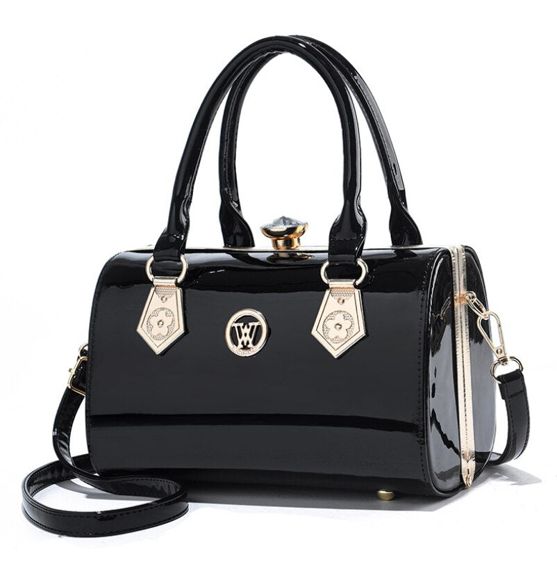 Bolsa De Couro Legítimo Feminina Retrô - Eterna Clássico