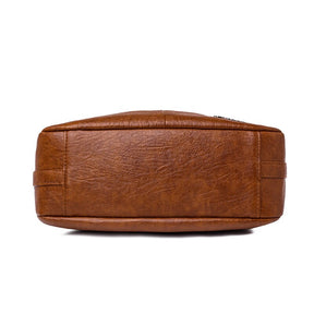 Bolsa De Couro Legítimo Feminina Crossbody  - Virtua