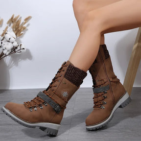 Bota Feminina de Inverno em Couro Legítimo - Alpina