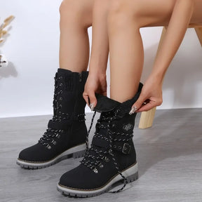 Bota Feminina de Inverno em Couro Legítimo - Alpina