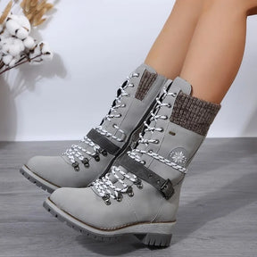 Bota Feminina de Inverno em Couro Legítimo - Alpina