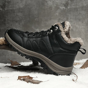 Bota Masculina de Inverno em Couro Legítimo - Rumble