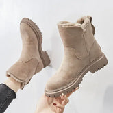Bota Feminina de Inverno em Couro Legítimo - Shine