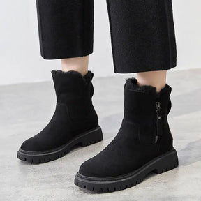 Bota Feminina de Inverno em Couro Legítimo - Shine