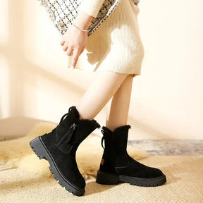 Bota Feminina de Inverno em Couro Legítimo - Shine