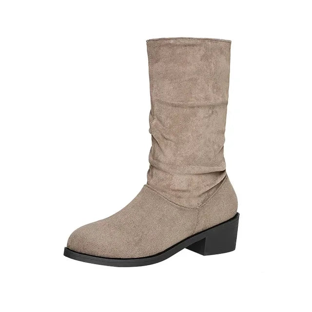 Bota Feminina de Inverno em Couro Legítimo - Icarus