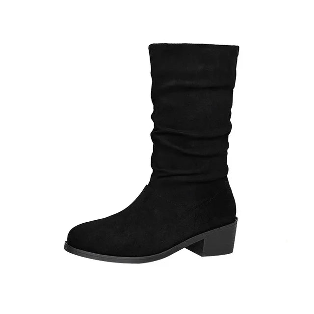 Bota Feminina de Inverno em Couro Legítimo - Icarus