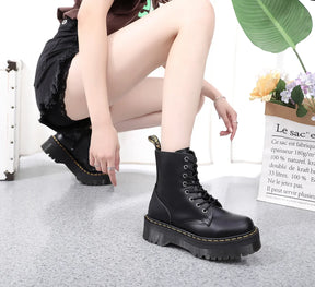 Bota Feminina de Inverno em Couro Legítimo - Borealis