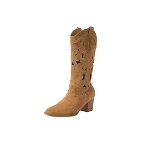 Bota Feminina de Inverno em Couro Legítimo - Nova