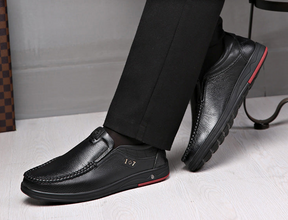 Sapato masculino casual de couro