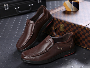 Sapato masculino casual de couro