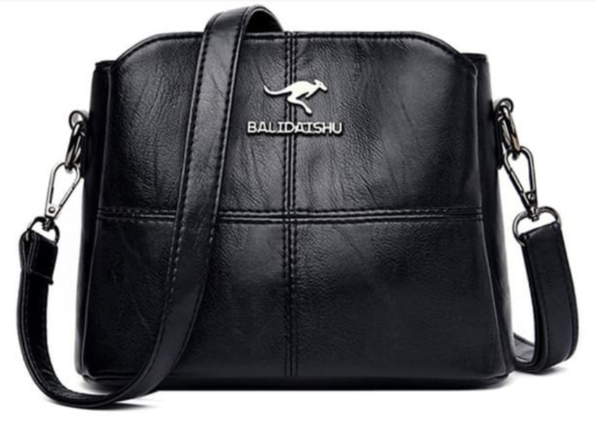Bolsa de couro Legítimo de alça transversal- Eco Balidaishu
