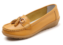 Mocassim De Couro Legítimo Feminino Casual - Passo Leve